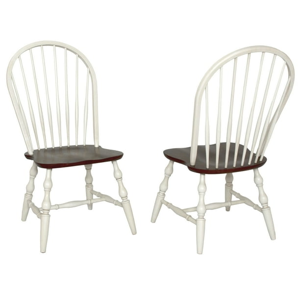 Sunset Trading Andrews Dining Chair Antique white finish Sunset Trading Andrews Dining Chair Antique white finish